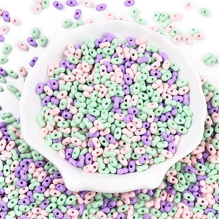 Opaque Acrylic Beads MACR-T048-02M-12-1