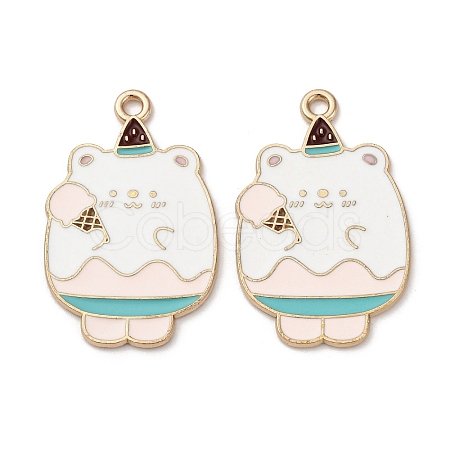 Alloy Enamel Pendants STAS-I354-02KCG-01-1