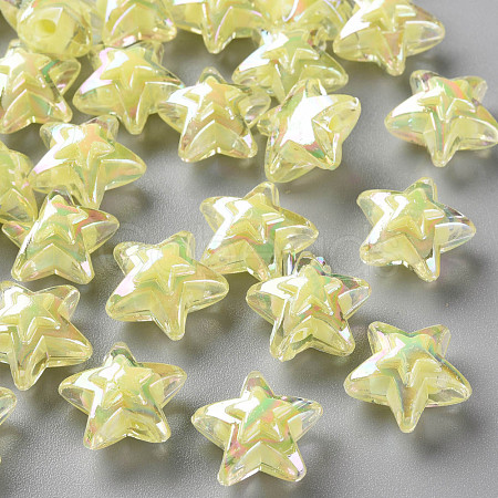 Transparent Acrylic Beads TACR-S152-11B-07-1