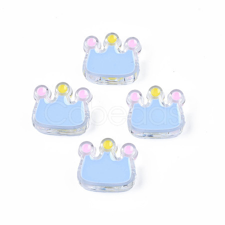 Transparent Acrylic Beads ACRC-S039-08A-1