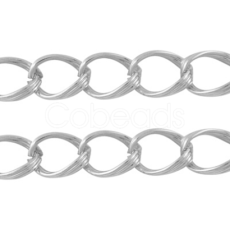 Aluminium Twisted Chains Curb Chains X-CHA-K12312-08-1