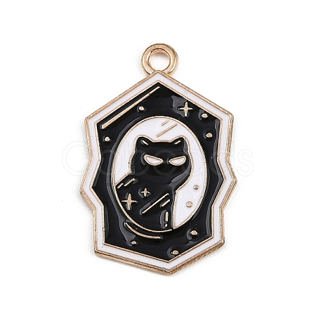 Halloween Alloy Enamel Pendants FIND-I052-01KCG-02-1