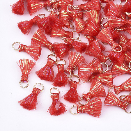 Polyeter Tassel Pendants FIND-S305-03C-1