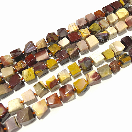 Natural Mookaite Beads Strands G-O173-073-1