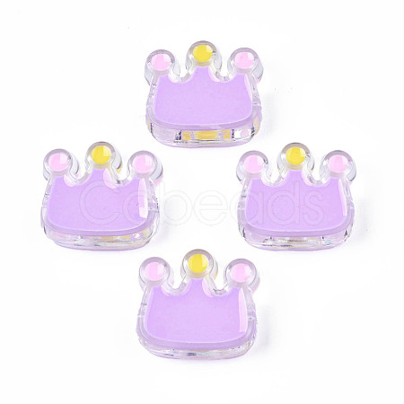 Transparent Acrylic Beads ACRC-S039-08D-1