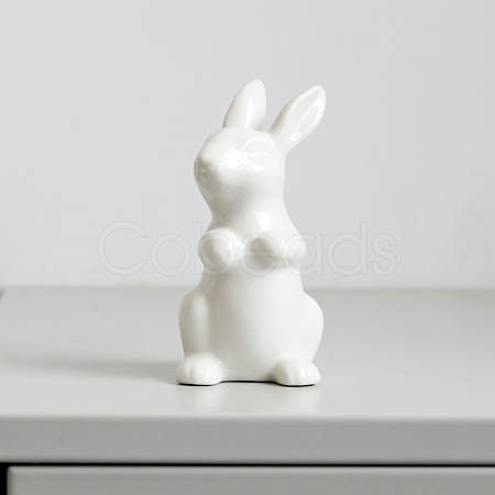 Easter Theme Ceramic Rabbit Figurines PW-WG45787-04-1