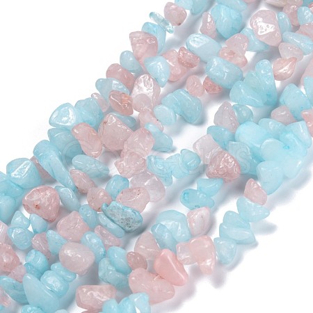 Natural White Jade Beads Strands G-F703-15-1-1