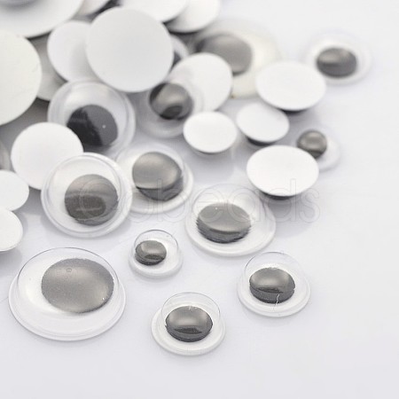 Wobbly Eye Plastic Cabochons KY-X0003-1