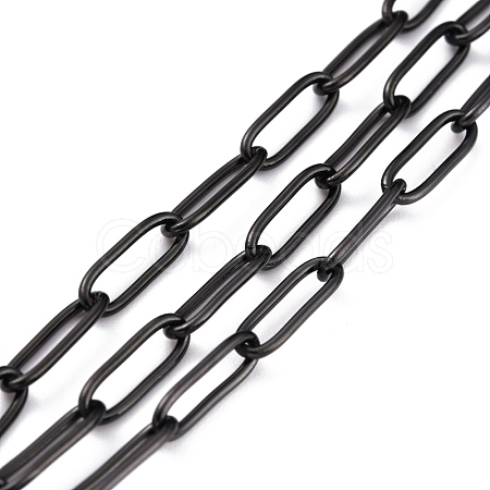 304 Stainless Steel Paperclip Chains CHS-O010-01EB-1