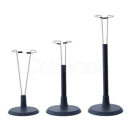 12 Sets 3 Styles Plastic with Iron Doll Support for Models ODIS-FH0001-18-1