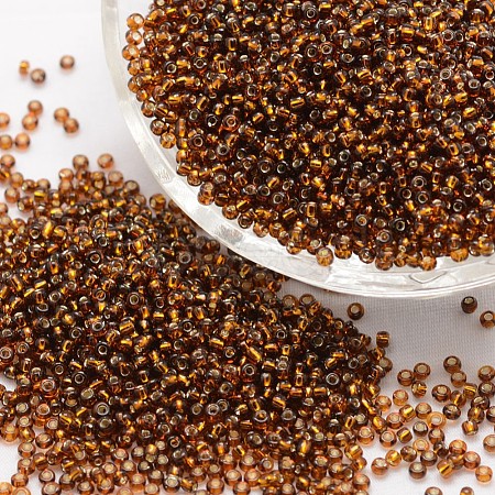 6/0 Transparent Glass Round Seed Beads SEED-J010-F6-31-1
