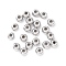 Tarnish Resistant 304 Stainless Steel Spacer Beads, Round, Stainless Steel Color, 6x5mm, Hole: 2mm