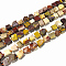 Natural Mookaite Beads Strands, Cube, 9~12x10~12mm, Hole: 1mm, about 34~38pcs/strand, 15.1 inch