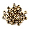 Electroplate Glass Beads, Faceted, Half Round, BurlyWood, 5.5x3mm, Hole: 1.4mm, 100pcs/bag