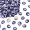 Preciosa&reg MAXIMA Crystal Round Stones, Czech Crystal, Bicone(436 11 177 Rivoli), Dura Foiling, 20410 Tanzanite, SS39(8.15~8.4mm)