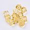 Transparent Acrylic Beads, Faceted, Cube, Light Khaki, 8x8x7.5mm, Hole: 1.6mm, about 1730pcs/500g