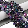 Natural Dragon Veins Agate Bead Strands G-NH0013-B01-02-1