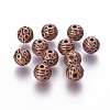 Tibetan Style Zinc Alloy Beads PALLOY-L230-01R-NR-1
