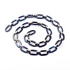 Handmade Acrylic Cable Chains AJEW-JB00947-05-1