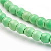 Synthetic Turquoise Beads Strands TURQ-G106-4mm-02-4