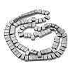 Electroplated Non-magnetic Synthetic Hematite Beads Strands G-C106-B01-08B-2