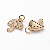 Brass Micro Pave Colorful Cubic Zirconia Pendants LS-KK-C100-09G-3