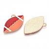 Alloy Enamel Pendants ENAM-T022-17-2