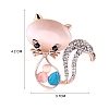 Alloy Brooch PW-WG32526-01-5
