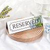 Olycraft Reserved Sign Mirror Style Acrylic Sign Table Number Holder AJEW-OC0004-56A-5