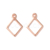 304 Stainless Steel Charms STAS-P227-24RG-2