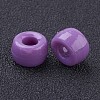 Opaque Acrylic European Beads X-PL338-7-4