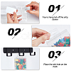 Self Adhesive PET Hanging Tabs CDIS-WH0816-01B-4