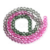 Transparent Glass Beads Strands GLAA-E036-07J-4