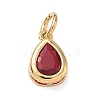 Brass Pave Cubic Zirconia Charms KK-CBA56EF-34A-G-2