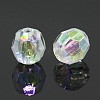 Eco-Friendly Transparent Acrylic Beads TACR-PL642-8mm-22-2