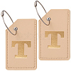 PU Leather Luggage Tag AJEW-WH20010-81D-1