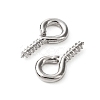 Iron Screw Eye Pin Peg Bails X-IFIN-S699-01A-P-NF-4
