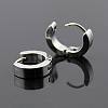 Brass Huggie Hoop Earrings EJEW-EE0002-252F-6