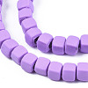 Handmade Polymer Clay Beads Strands CLAY-S092-78H-3
