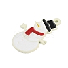 Christmas Theme Spray Painted Alloy Enamel Pendants ENAM-Z020-01J-2