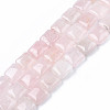 Natural Madagascar Rose Quartz Beads Strands G-N326-140A-1