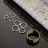 Iron & Brass Open Jump Rings IFIN-X0033-B-3