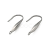 304 Stainless Steel Ear Wire Accessory X-STAS-Q336-12B-P-1