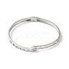 Rack Plating Brass Pave Clear Cubic Zirconia Hinged Bangles BJEW-G716-03P-2