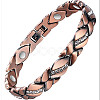 Alloy with Crystal Rhinestone Link Chain Bracelets FS-WG03E93-01-1