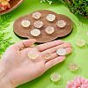 12Pcs 2 Colors Transaprent Resin Enamel Cabochons CRES-TA0001-91-6