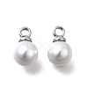 ABS Plastic Imitation Pearl Pendants FIND-H052-01C-04P-1
