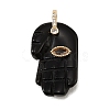 Natural Obsidian Carved Pendants GG-CBA5963-01E-NH-1