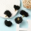 Faux Mink Fur Tassel Pendant Decorations FIND-YW0002-24A-5