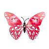 PVC Butterfly Wall Decorations DIY-WH0221-34-6